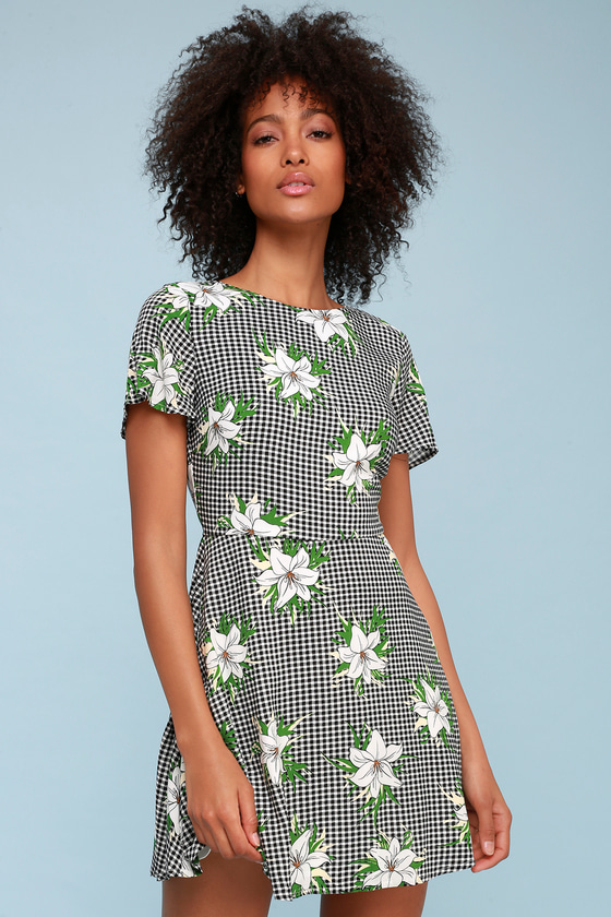 Lulus gingham deals dress