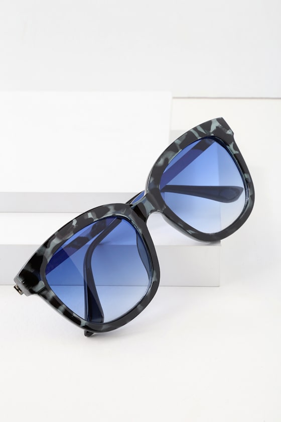 Dominant Black and Blue Tortoise Sunglasses 1