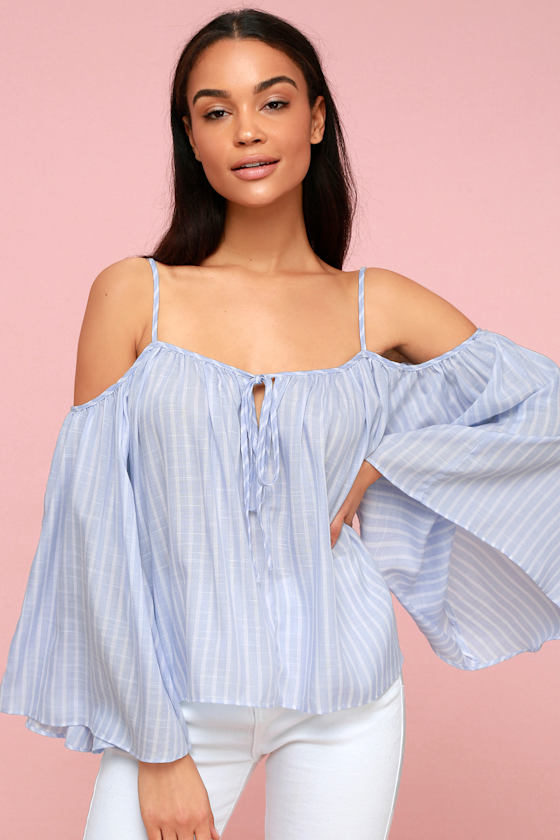 flowy off the shoulder top