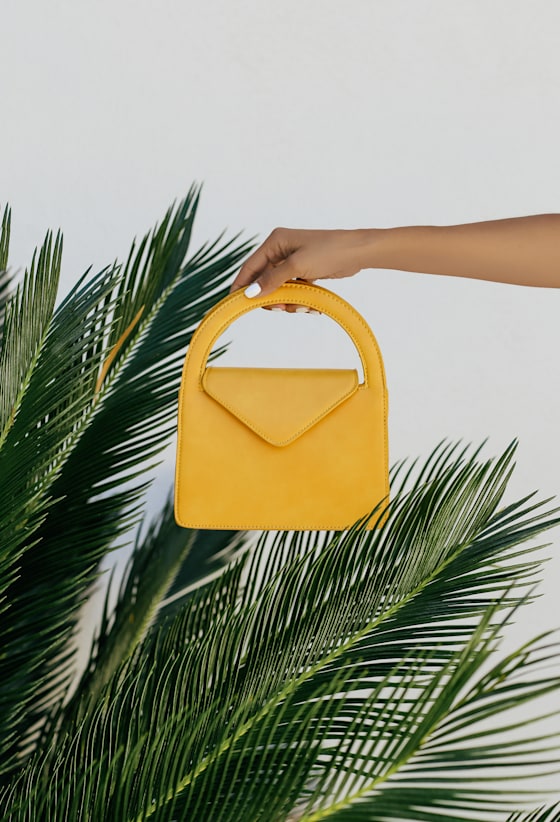 Cute Yellow Purse Minimalist Purse Vegan Leather Purse Lulus