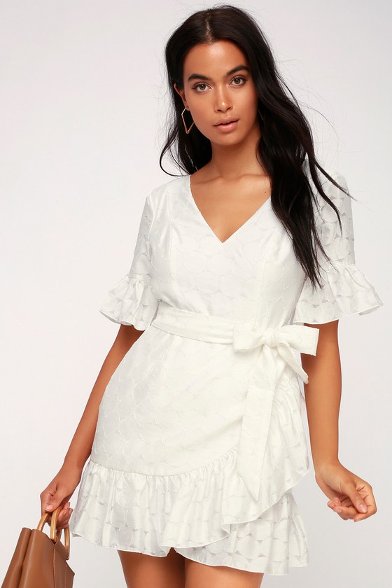 Magnetise White Backless Mini Dress