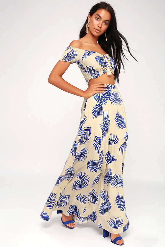 lulus two piece maxi