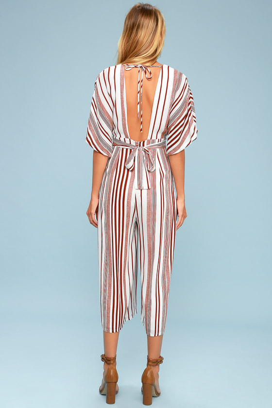 rust jumpsuit