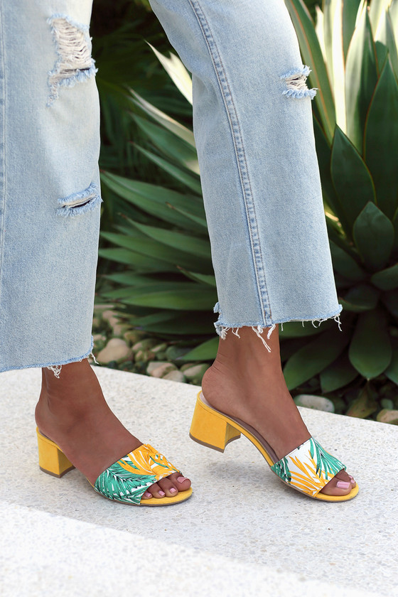 yellow mules zara