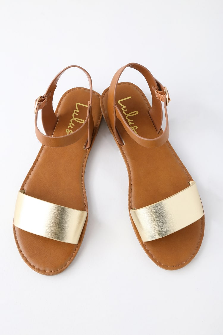 sandals women gold