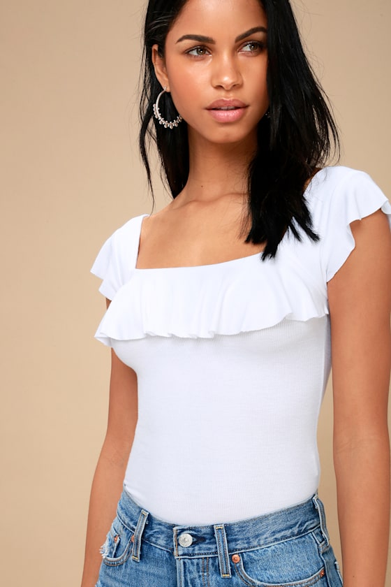 free people ruffle top