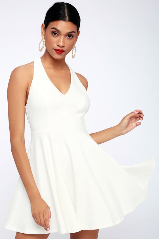Lawson White Skater Dress 2