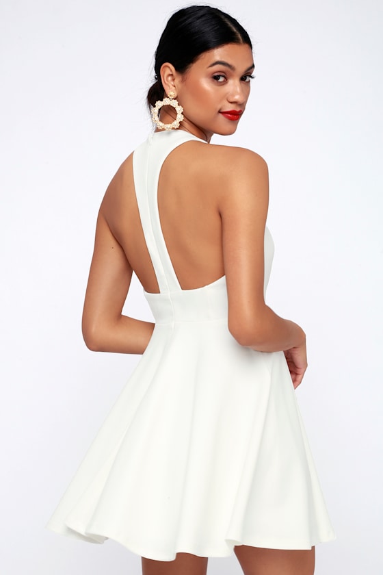 Lawson White Skater Dress 3