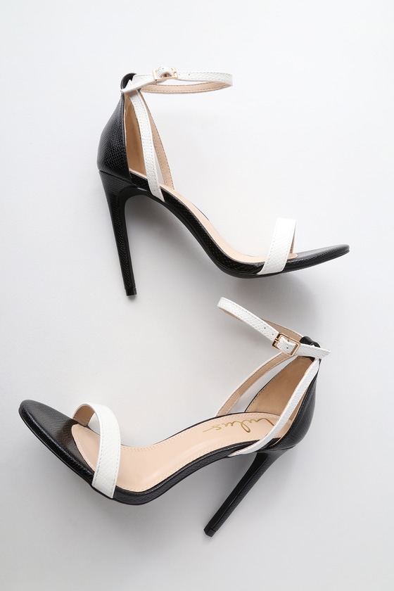 high heels snake ankle