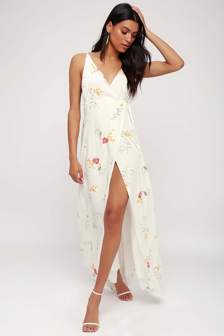 Capulet Maxine - Ivory Maxi Dress - Floral Print Maxi Dress - Lulus