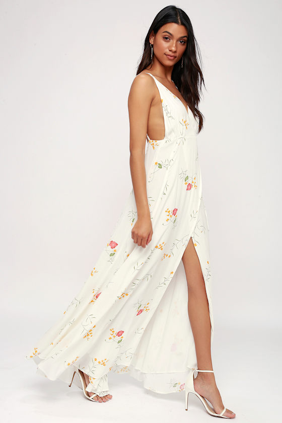 Capulet Maxine - Ivory Maxi Dress - Floral Print Maxi Dress - Lulus