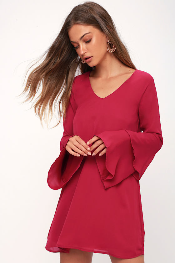 Holidays Magenta Dress