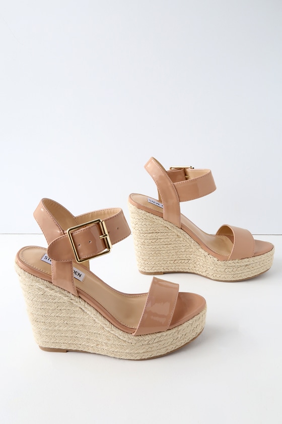 steve madden blush wedges