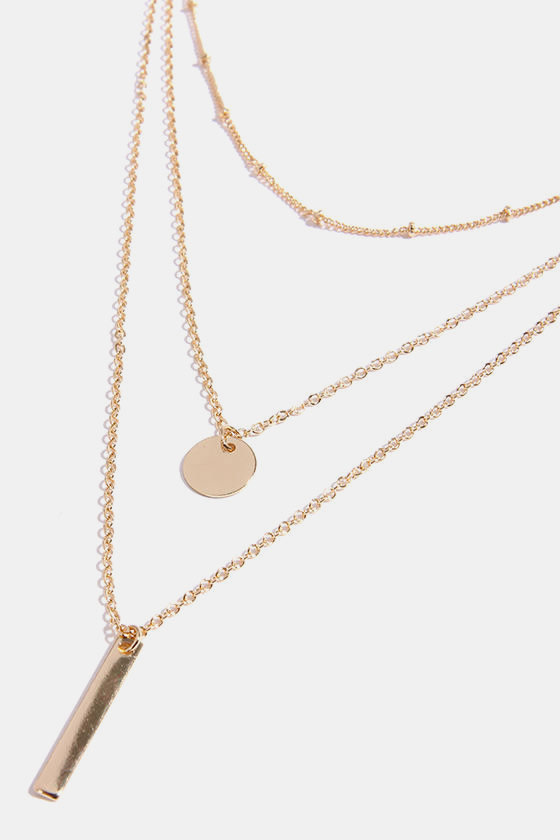 Perfect Trio Gold Layered Necklace 9