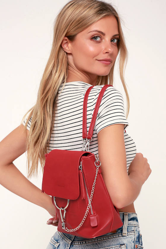 Sidewalk Stunner Red Backpack 4
