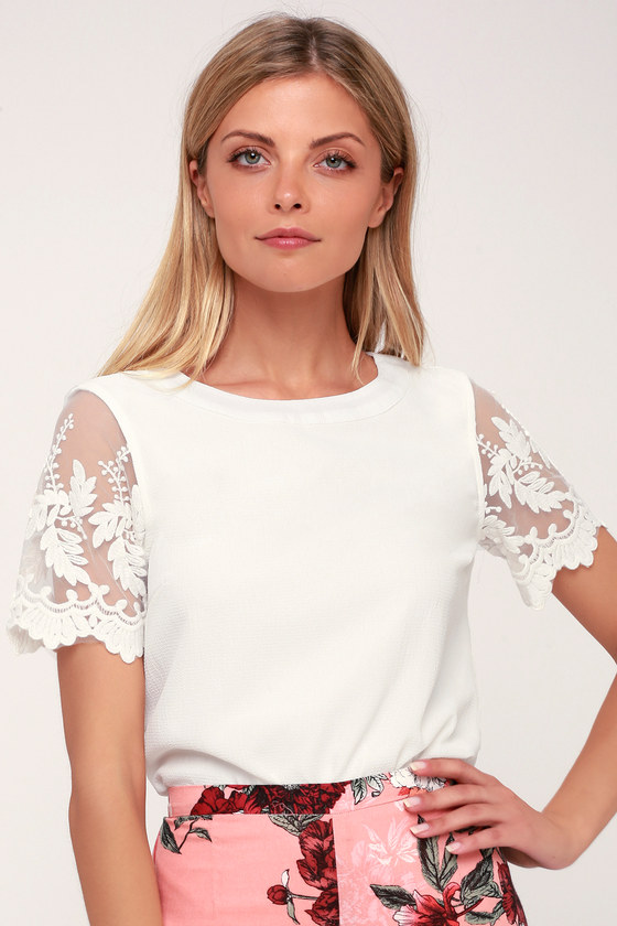 white formal tops for ladies