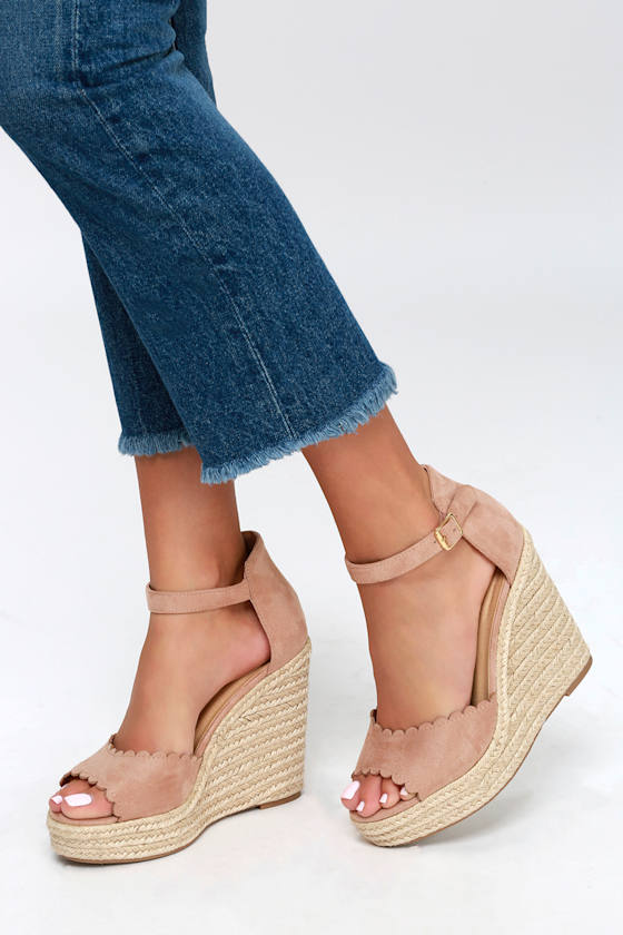 mauve wedges