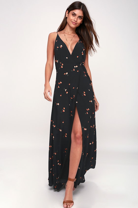 Capulet Maxine - Black Maxi Dress - Floral Print Maxi Dress - Lulus