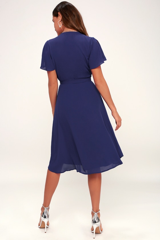 rise to the occasion white midi wrap dress