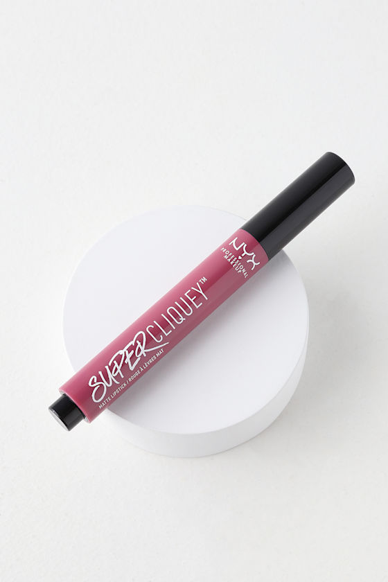 Obvs Plum Purple Super Cliquey Matte Lipstick 2
