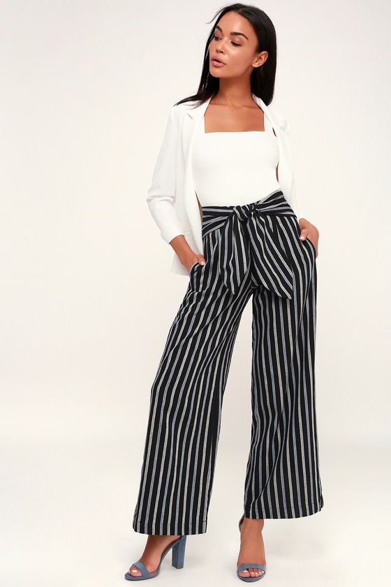tie front pants