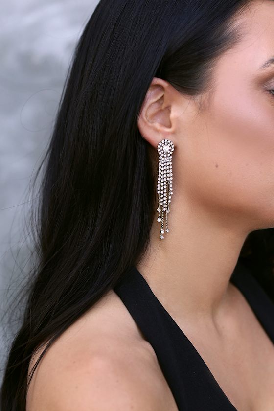 Chapman Gold Rhinestone Earrings 1