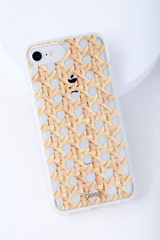 Rattan Beige Print iPhone 6s, 7, and 8 Case 1