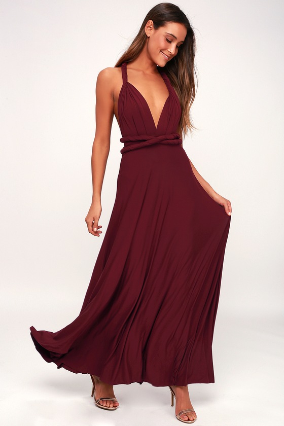 always stunning convertible maxi dress