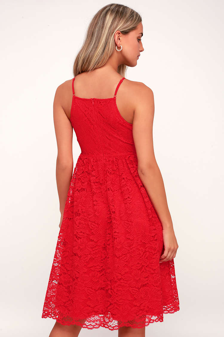 wedding dress lace top KAILEY / Lace Boho Wedding Dress with Deep V Neck main image 1