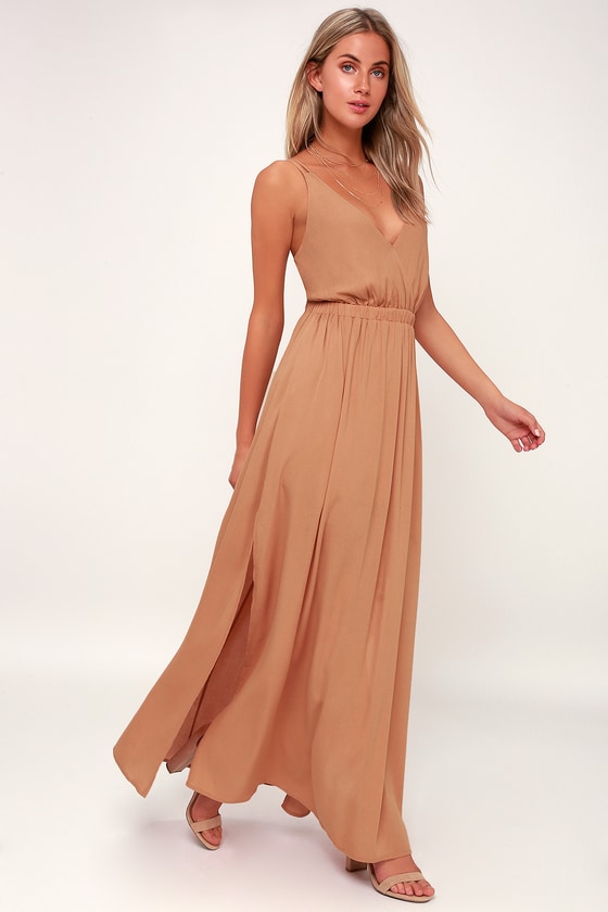 Brown Cute Cheap Dresses