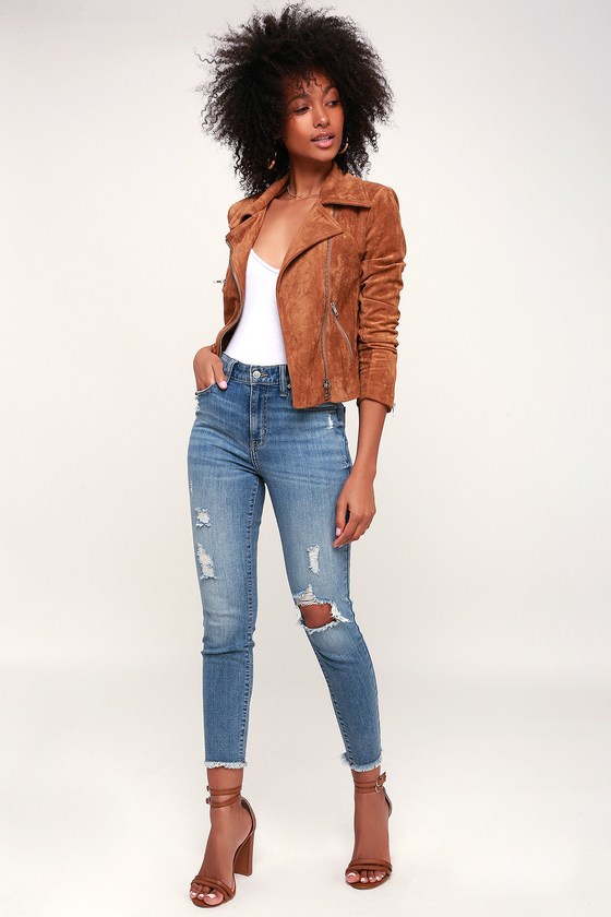 medium blue jeans