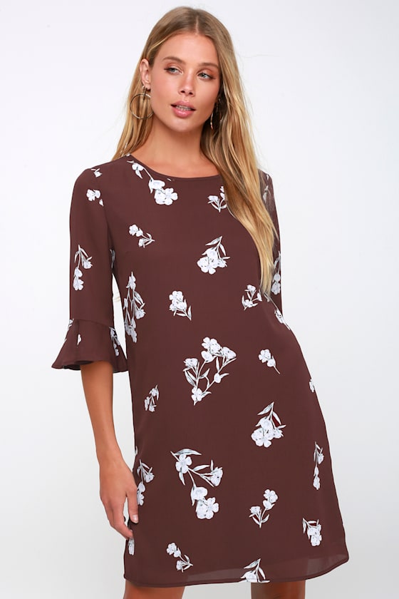 4510451 Plum Shift Dress
