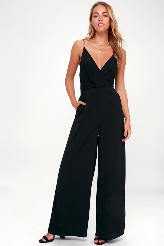 No Ordinary Love Black Wide-Leg Jumpsuit 7