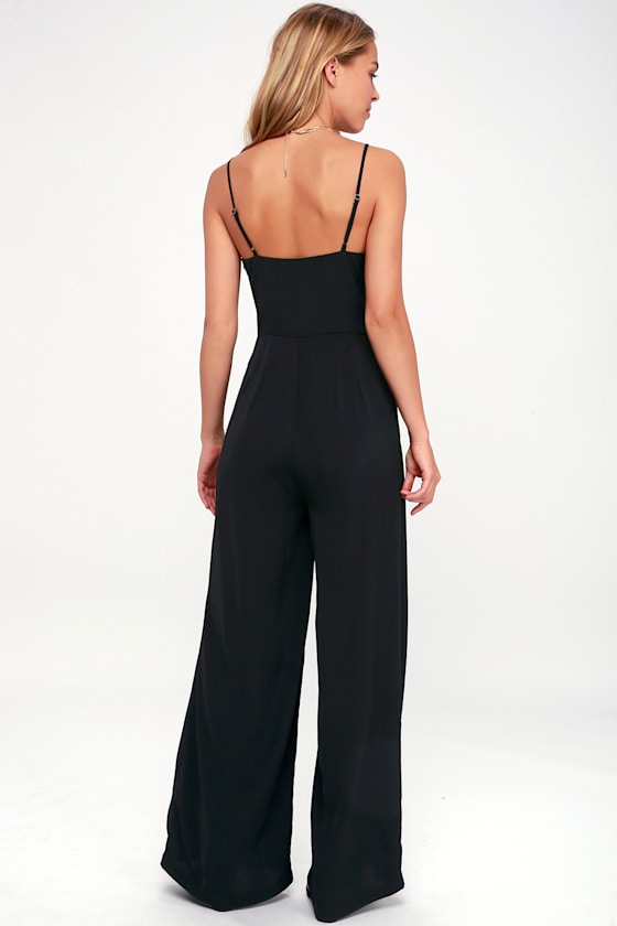 No Ordinary Love Black Wide-Leg Jumpsuit 5