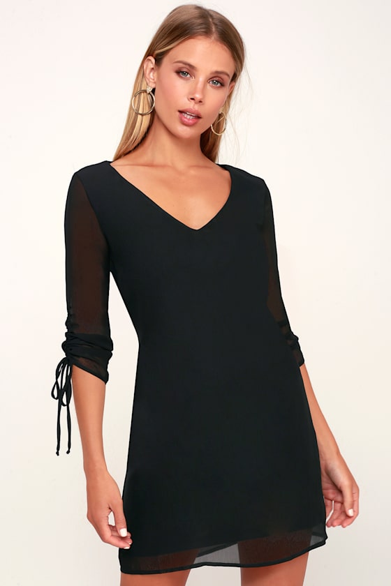 black crystal dress BEADED Beverly Black Mini Dress mother of the groom Size:US14-UK16-EUR44