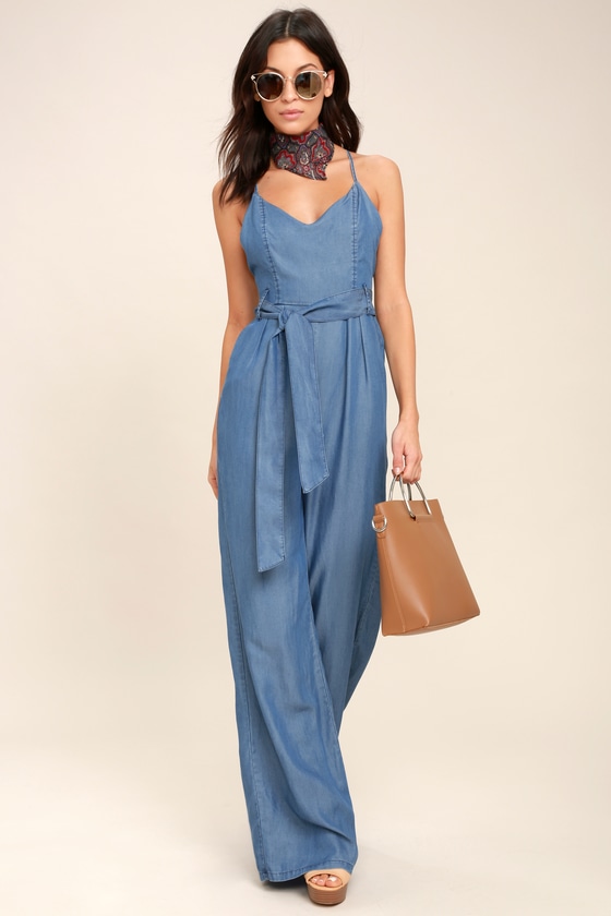 navy and pink jumpsuit