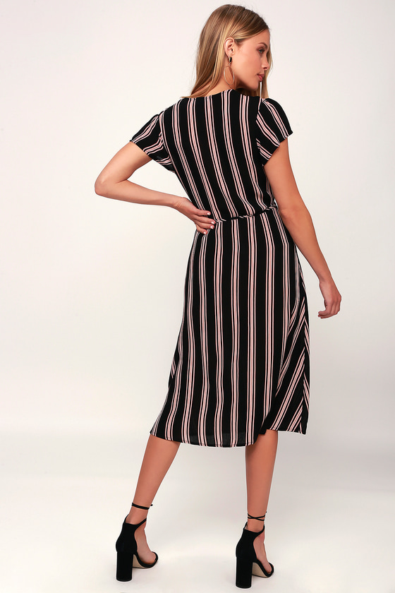 next wrap dress black