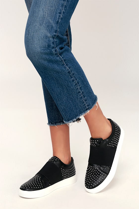 Acer Black Studded Sneakers 5