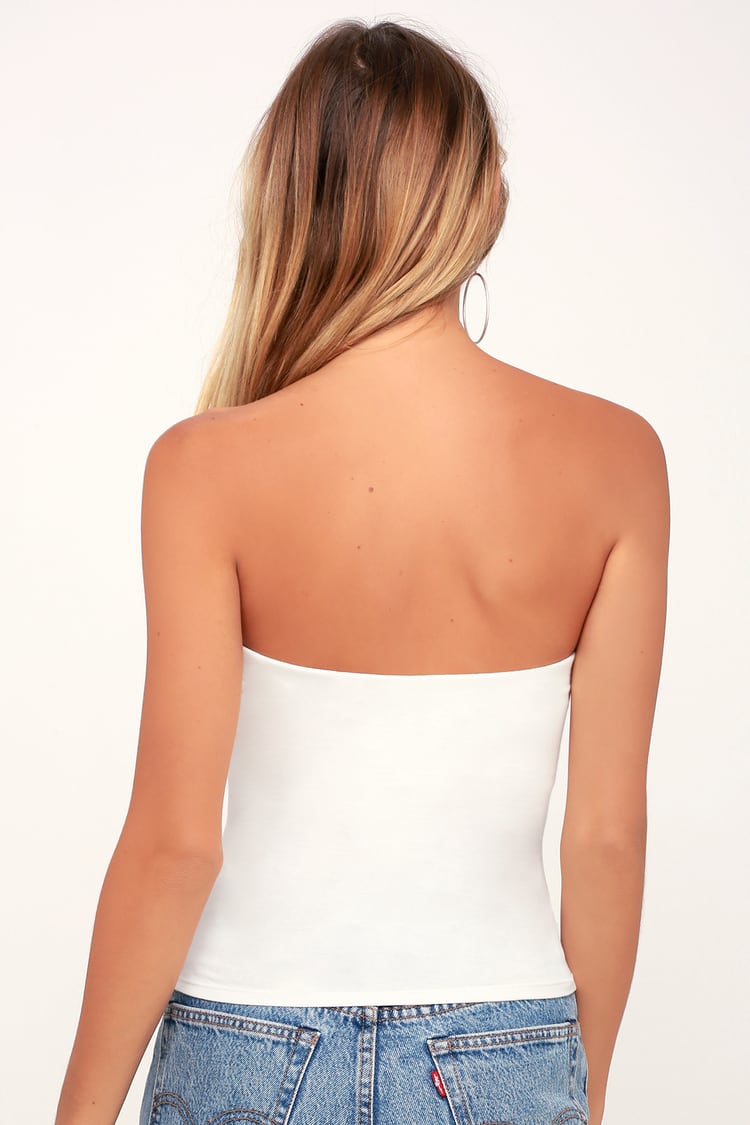 Chalmers White Tube Top
