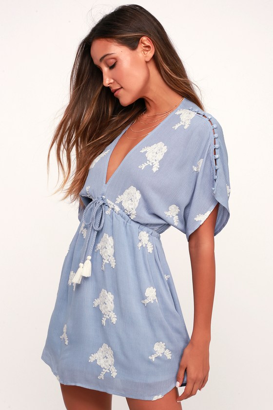 periwinkle mini dress