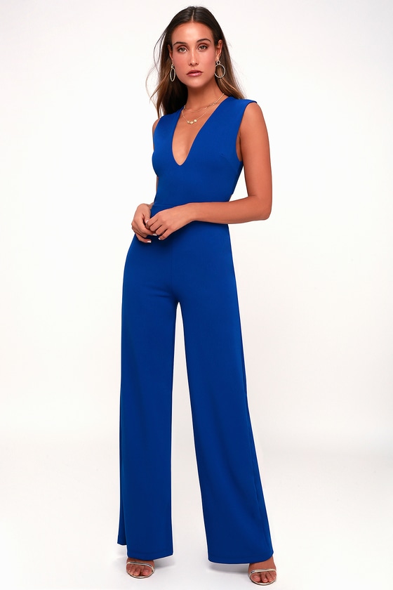 royal blue romper outfit