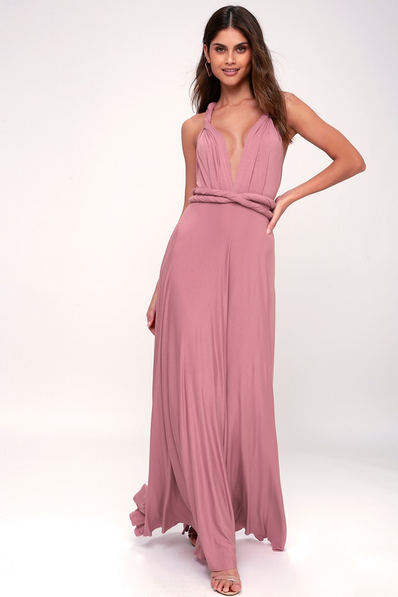 lulus mauve dress