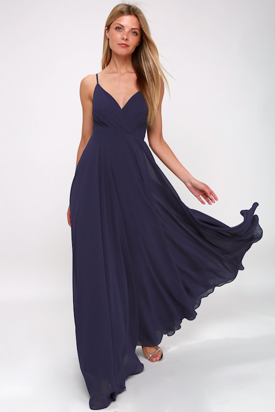 All About Love Navy Blue Maxi Dress 5