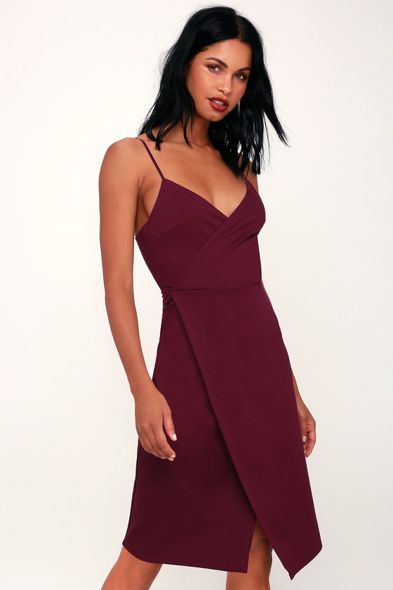 lulus plum dress