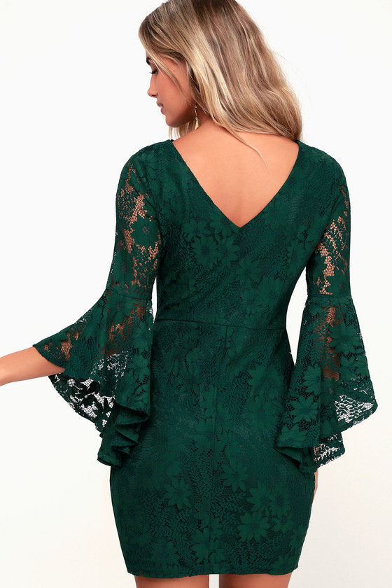 forest green lace