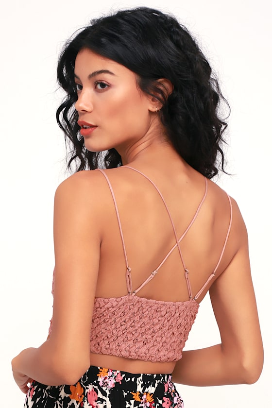 Adella Mauve Lace Bralette 3