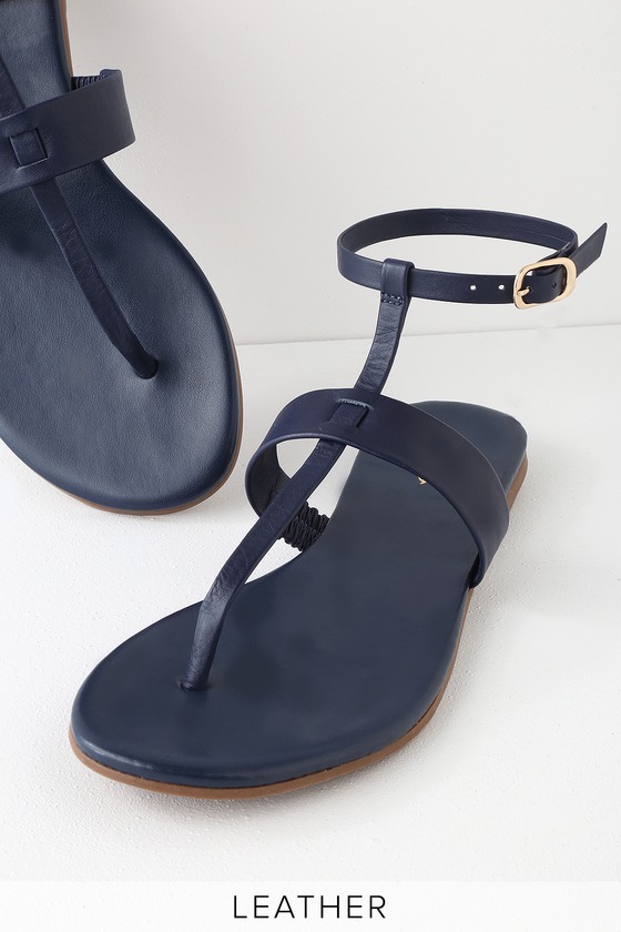 navy lace sandals
