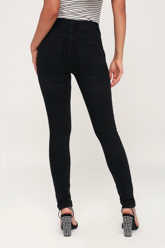 black flare bell bottom pants
