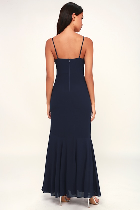 We Belong Together Navy Blue Maxi Dress 4