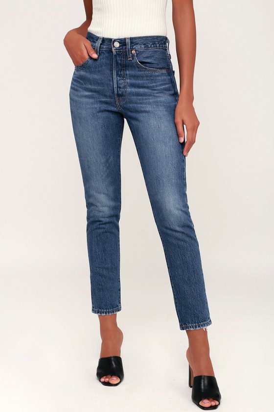 levi's 501 high rise skinny jeans